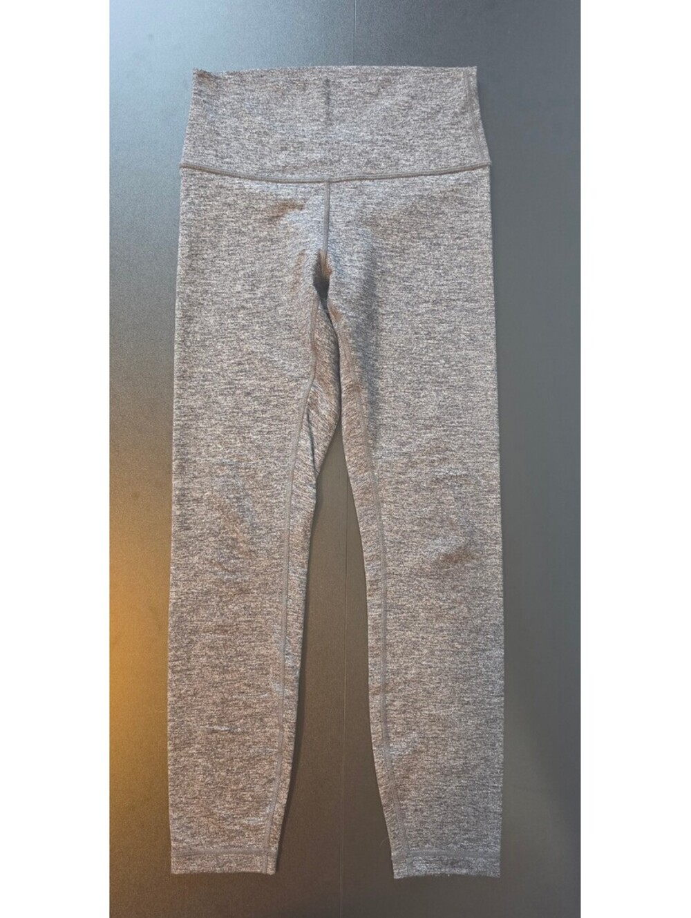 Lululemon Wunder Under Tight 28” Size 6 Heathered Black Gray Luxtreme Leggings